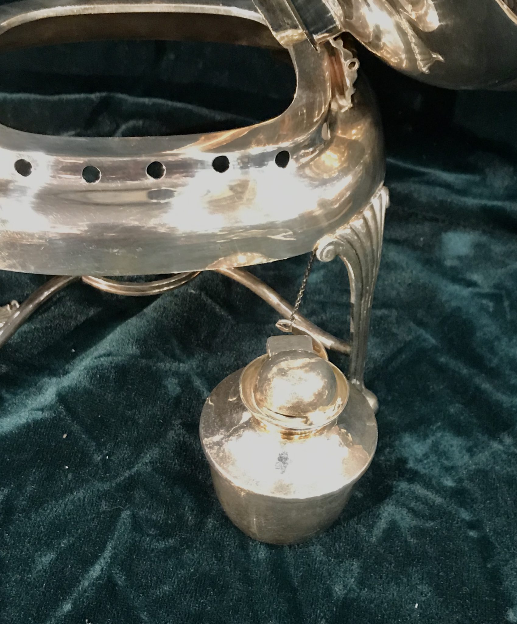 Samovar plata 925 p.p. XX- Matusalén Antigüedades