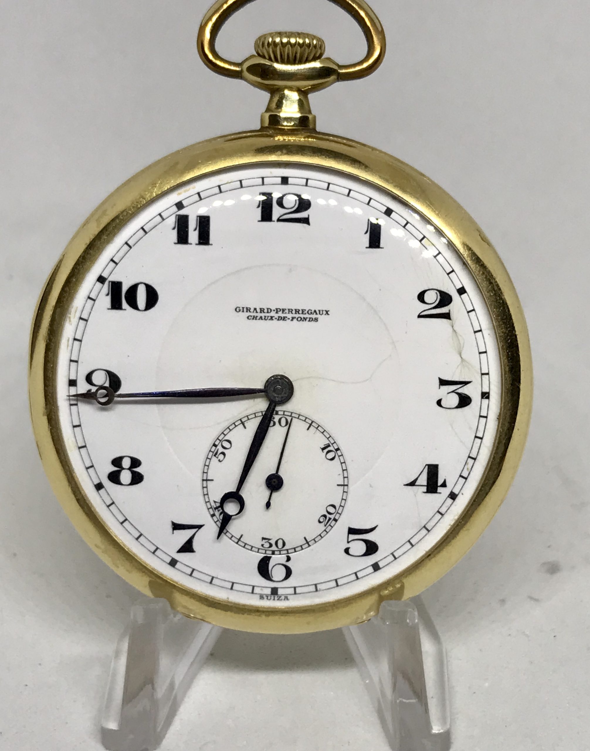 Tía Interesante Corroer Reloj de bolsillo Girard Perregaux- Matusalén Antigüedades